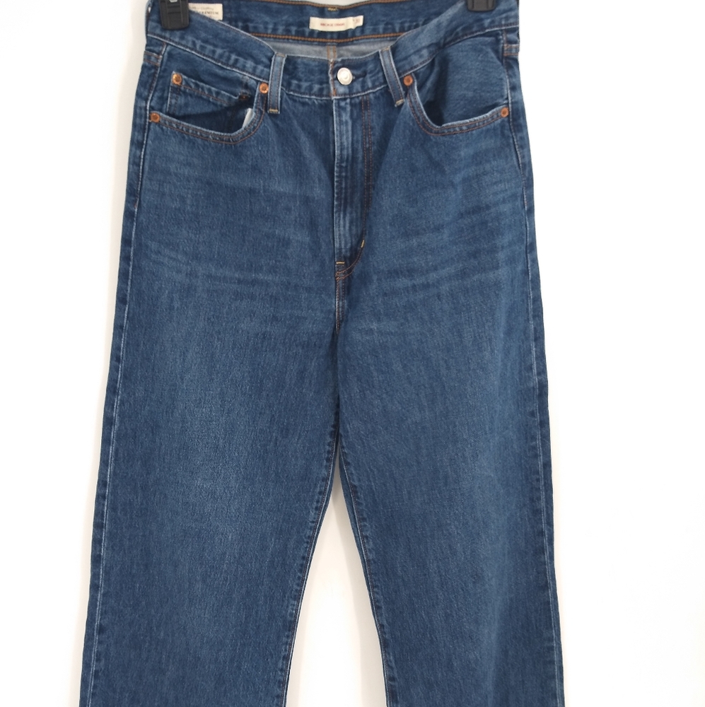 Levi's Premium Ribcage Straight Fringe Bottom - Picture 9 of 11